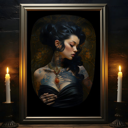 Victorian Spook: Dark Canvas Art for Eerie Homes
