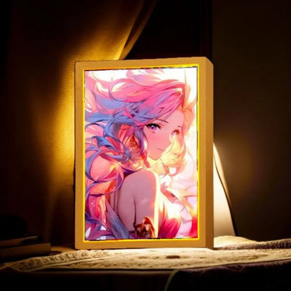 Anime LED Art Frame – Night Light Decor