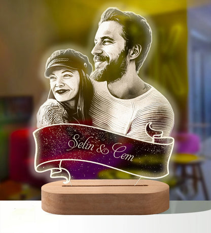 3D Photo Lamp Personalized Custom Photo