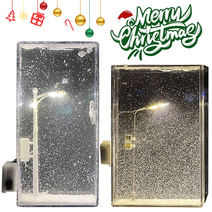 Snowy Lamp Snow Scenery Night Light