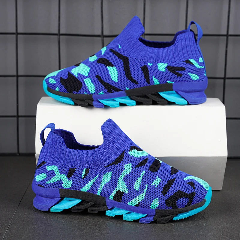 Camouflage Green Sneakers for Boys