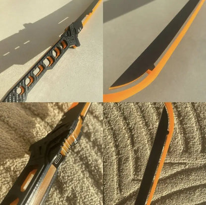 Punk Thermal Katana - Sci-Fi Glow Gaming Sword