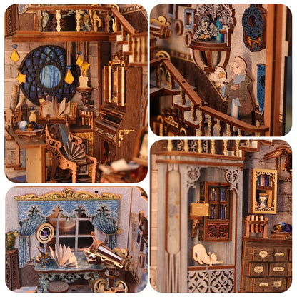 DIY Book Nook Miniature Nebula Common Room