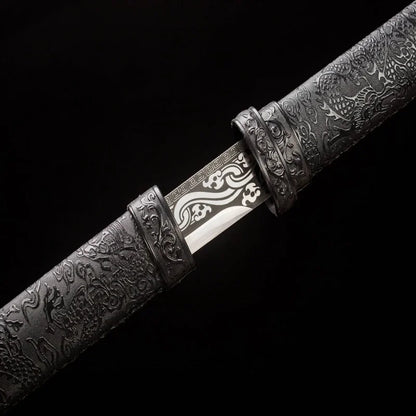 Ink Dragon Short Blade: Elegance in Motion