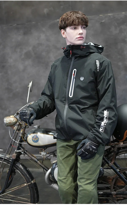 KOMINE GK-856 Windproof Sheepskin Moto Gloves