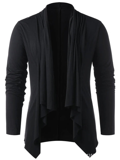 Chic Men’s Solid Cardigan: Casual Style Essential