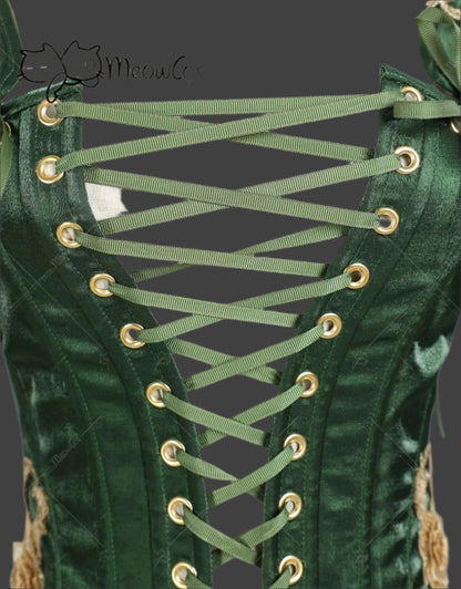 Meowcos Enchanted Green Elf Dress