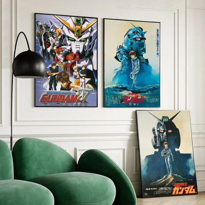 Anime G-Gundam Retro HD Poster Wall Art Decor