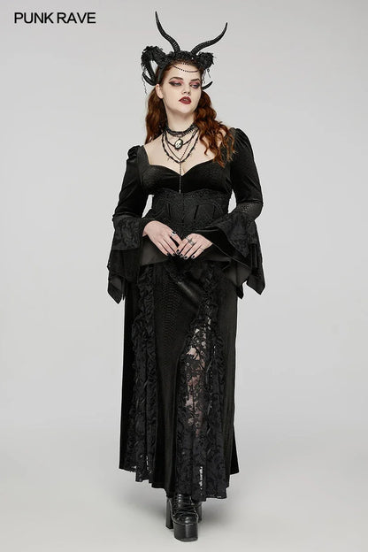 Gothic Enchanted Demon Horn Headpiece
