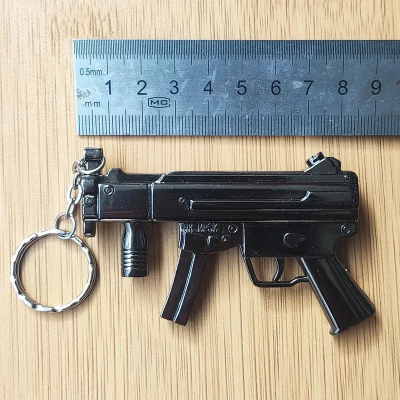 Mini Gun Flame Lighter – Metal, Refillable Butane