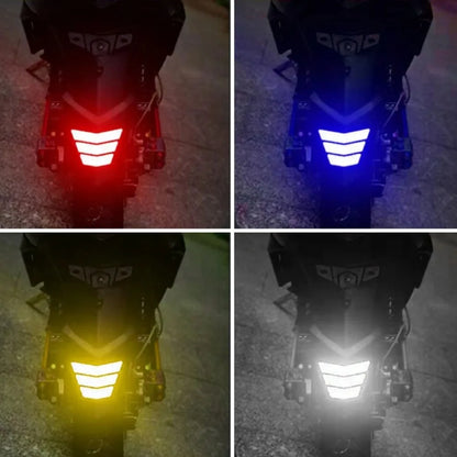 Reflective Trapezoid Motorcycle Warning Stickers