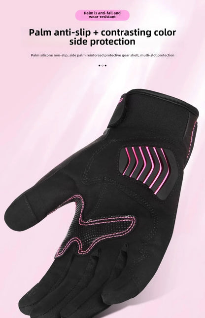 ThermoShield Carbon Fiber Motorbike Gloves