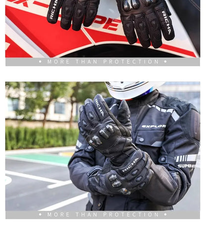DURACOLD Reflective Sheepskin Riding Gloves