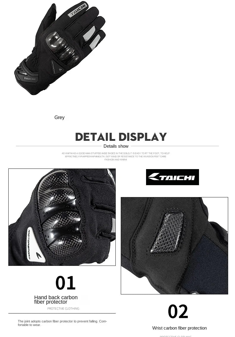 CarbonArmor 4-Season Touch Riding Gloves