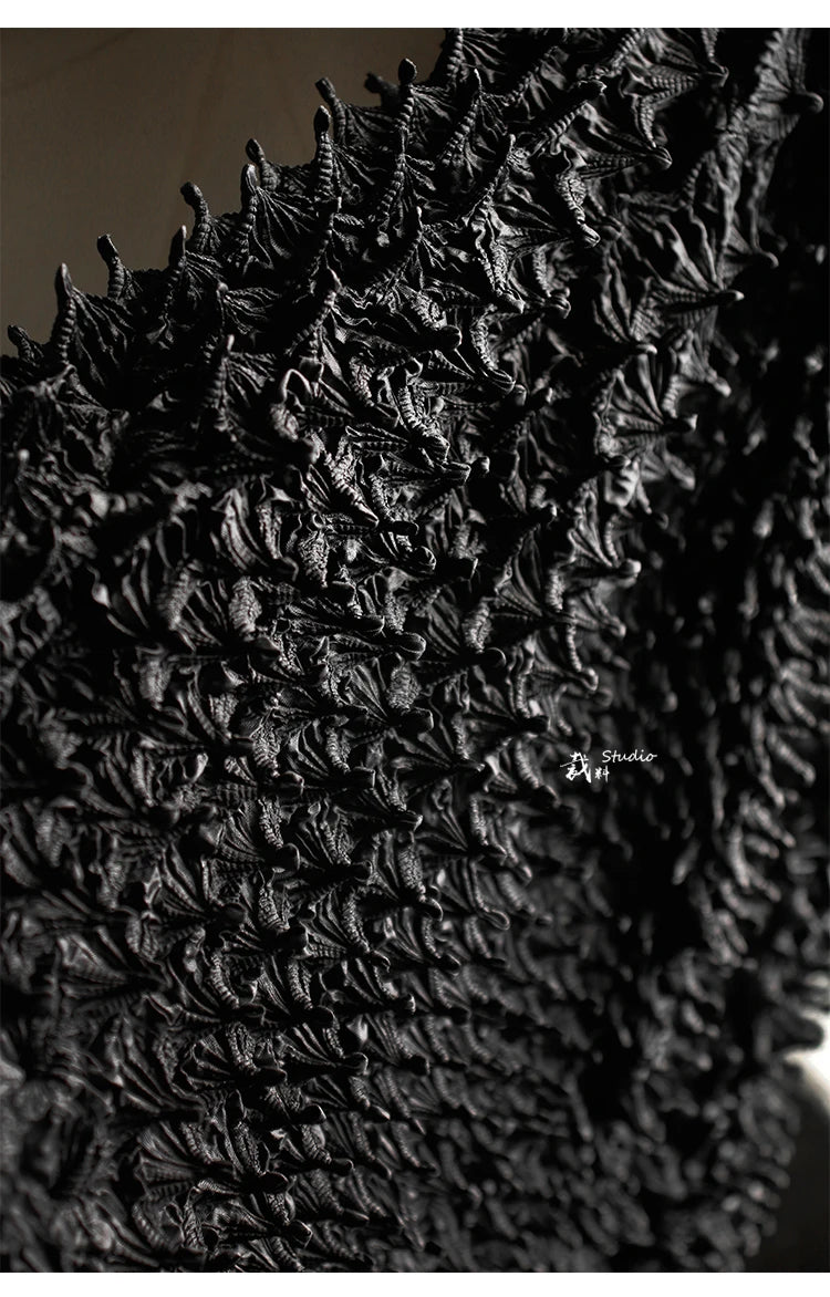 Hedgehog Elegance: 3D Handmade Designer Fabric Bag