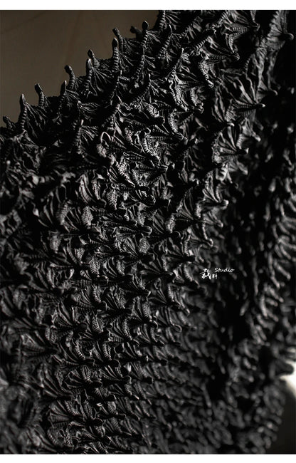 Hedgehog Elegance: 3D Handmade Designer Fabric Bag