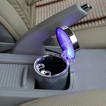 LED Glowsmith: Smokeless Car Ashtray Delight