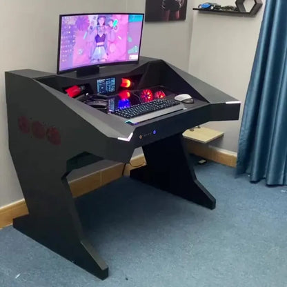 Tempered Glass Side Panel Table PC