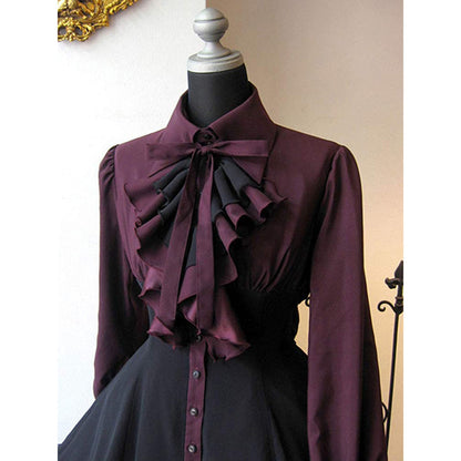 Chic Victorian Bow Collar Lolita Dress
