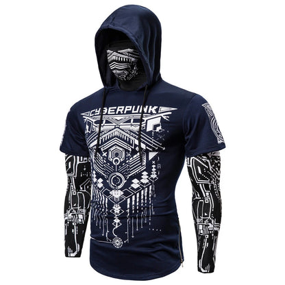 Punk Ninja Skull Hoodie - Stylishly Edgy Streetwear