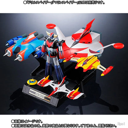 Original Super alloy "Grendizer Statue and Its Combat Vehicles"