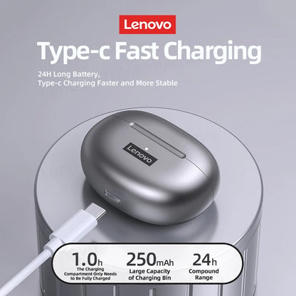 Lenovo LP5 Wireless HiFi Earbuds - Sports, Comfort, and Durability