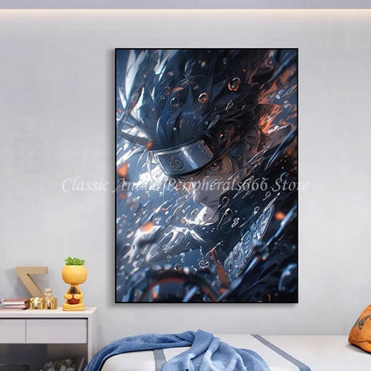 Naruto Kakashi Vibrant Anime Wall Art Poster