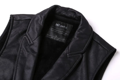Vintage Suede Slim Fit Men's Vest