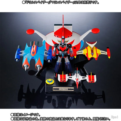 Original Super alloy "Grendizer Statue and Its Combat Vehicles"