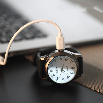 Creative Men's Watch Gold Portable Lighter