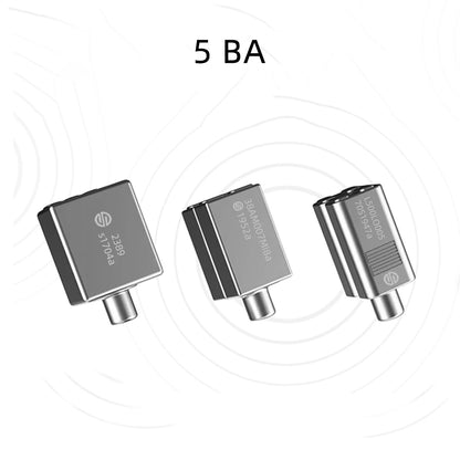 Earbuds Three-In-One 0.78 2 Pin Gold Silver And Palladium Alloy Cable