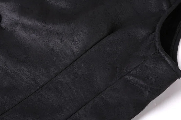 Vintage Suede Slim Fit Men's Vest