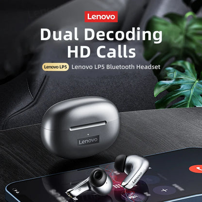 Lenovo LP5 Wireless HiFi Earbuds - Sports, Comfort, and Durability