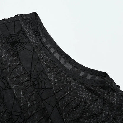 Sharp Tooth Asymmetric Vest for Men