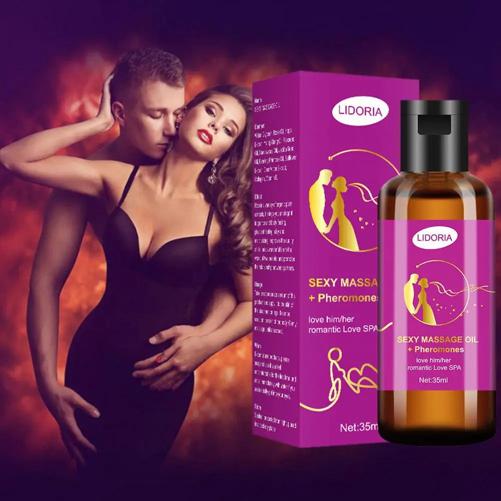 Romantic Rose Essence Massage Oil for Couples