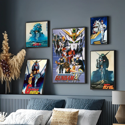 Anime G-Gundam Retro HD Poster Wall Art Decor