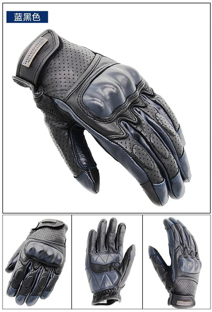 Retro Racer Touchscreen Gloves - Spring & Summer