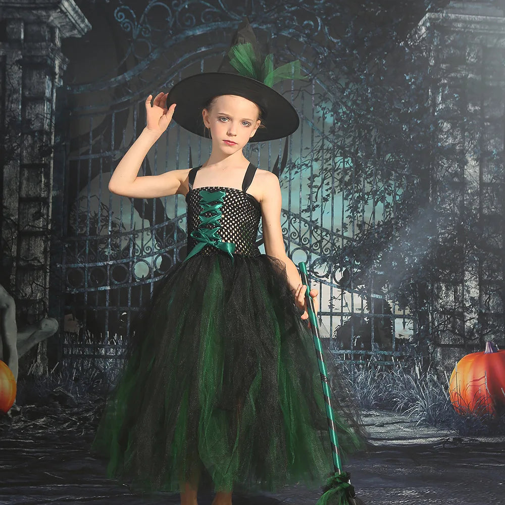 Halloween Children Witch Costume