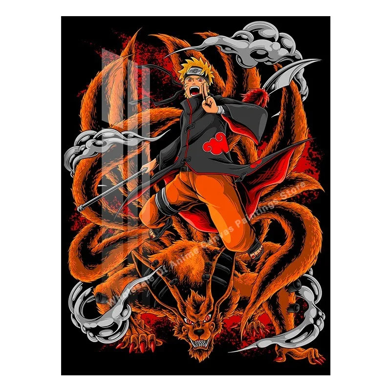 Naruto Kakashi Vibrant Anime Wall Art Poster