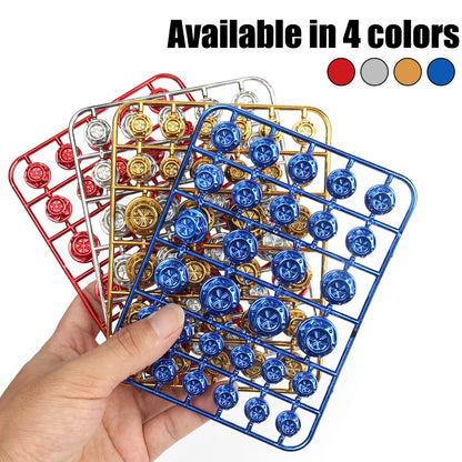 Colorful Motorcycle Nut Caps - Universal Protection Set