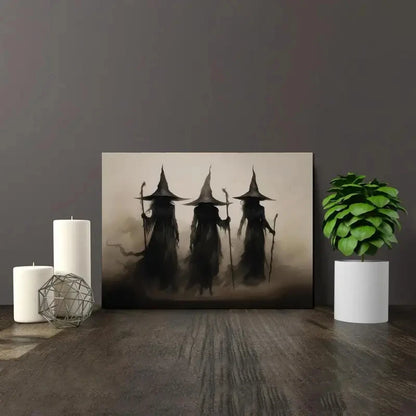 Abstract Retro Witch Wall Art Poster
