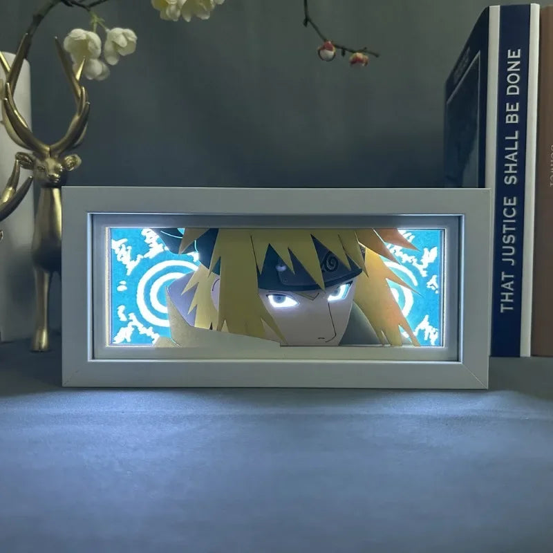 Naruto 3D LED Lamp: Kakashi, Sasuke & Itachi Glow