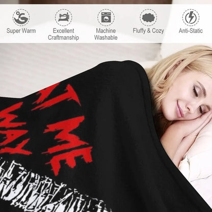 Negan's Lucille Throw: Cozy, Personalized Fandom Gift