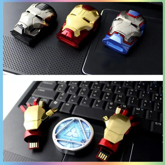 Iron Man High-Speed USB Flash Drive - Multiple Sizes