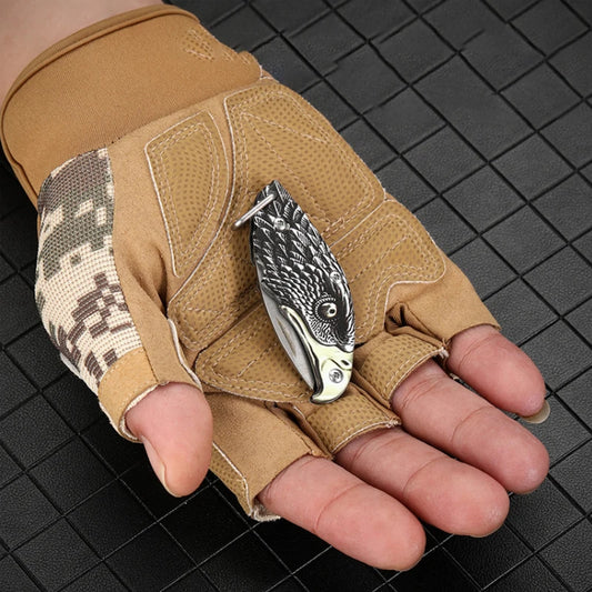 ZipperKey Mini: Compact Steel Folding Knife Tool