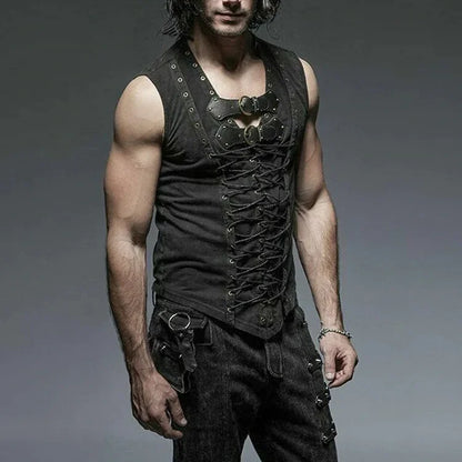Men's Medieval Renaissance Vest Pirate