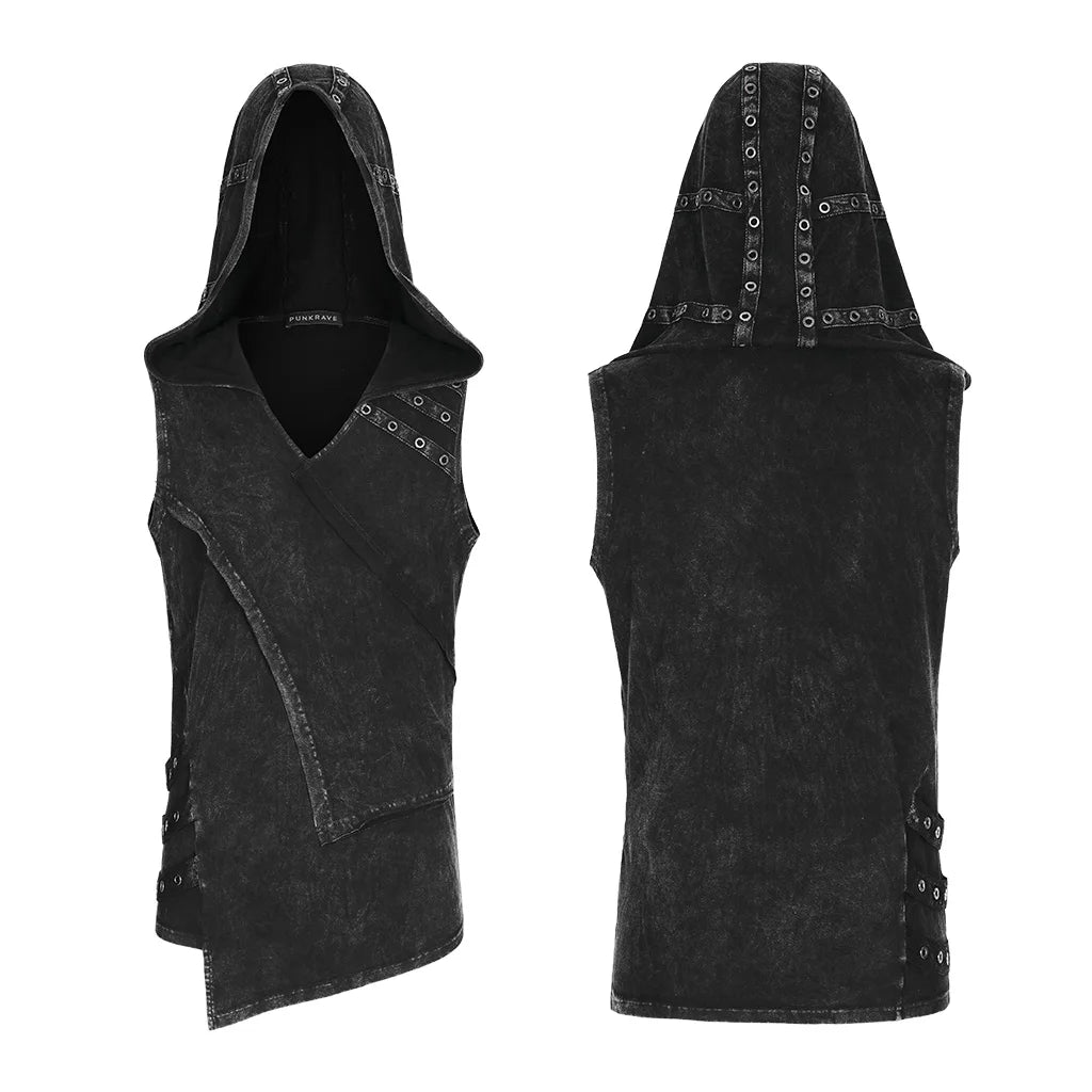 Rogue Knit Hooded Vest for Men