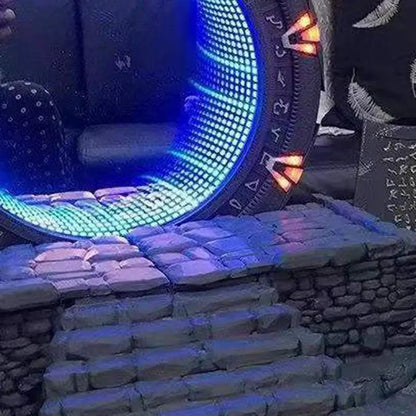 Unique Star Gate Book Stand Light Mirror