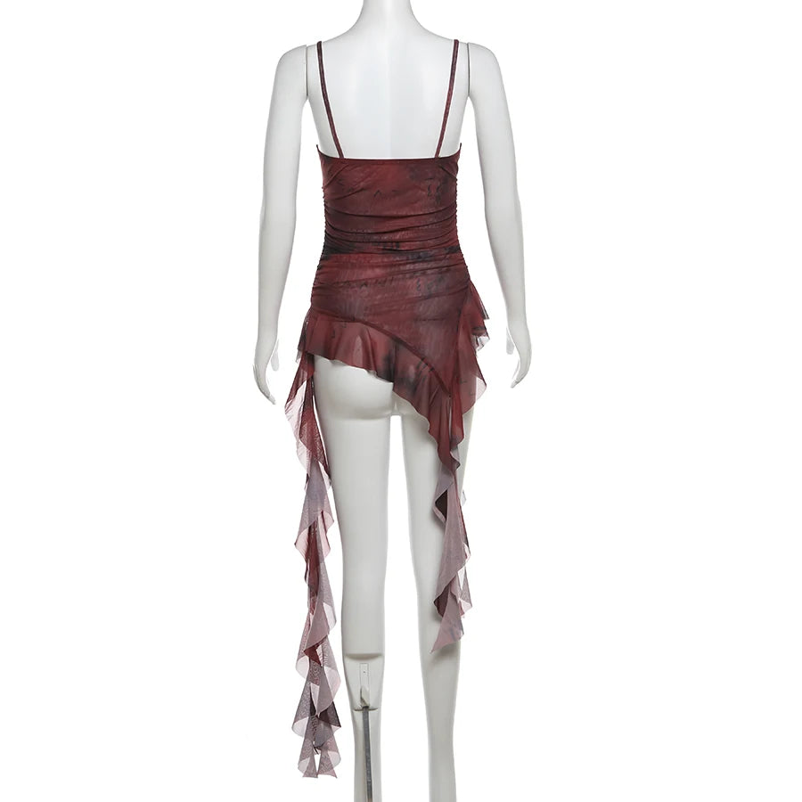 Nibber Summer Sisters Chic Tassel Mini Dress