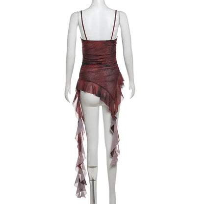 Nibber Summer Sisters Chic Tassel Mini Dress